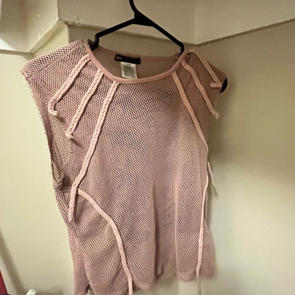 Parasuco Pink Mesh Tank Top